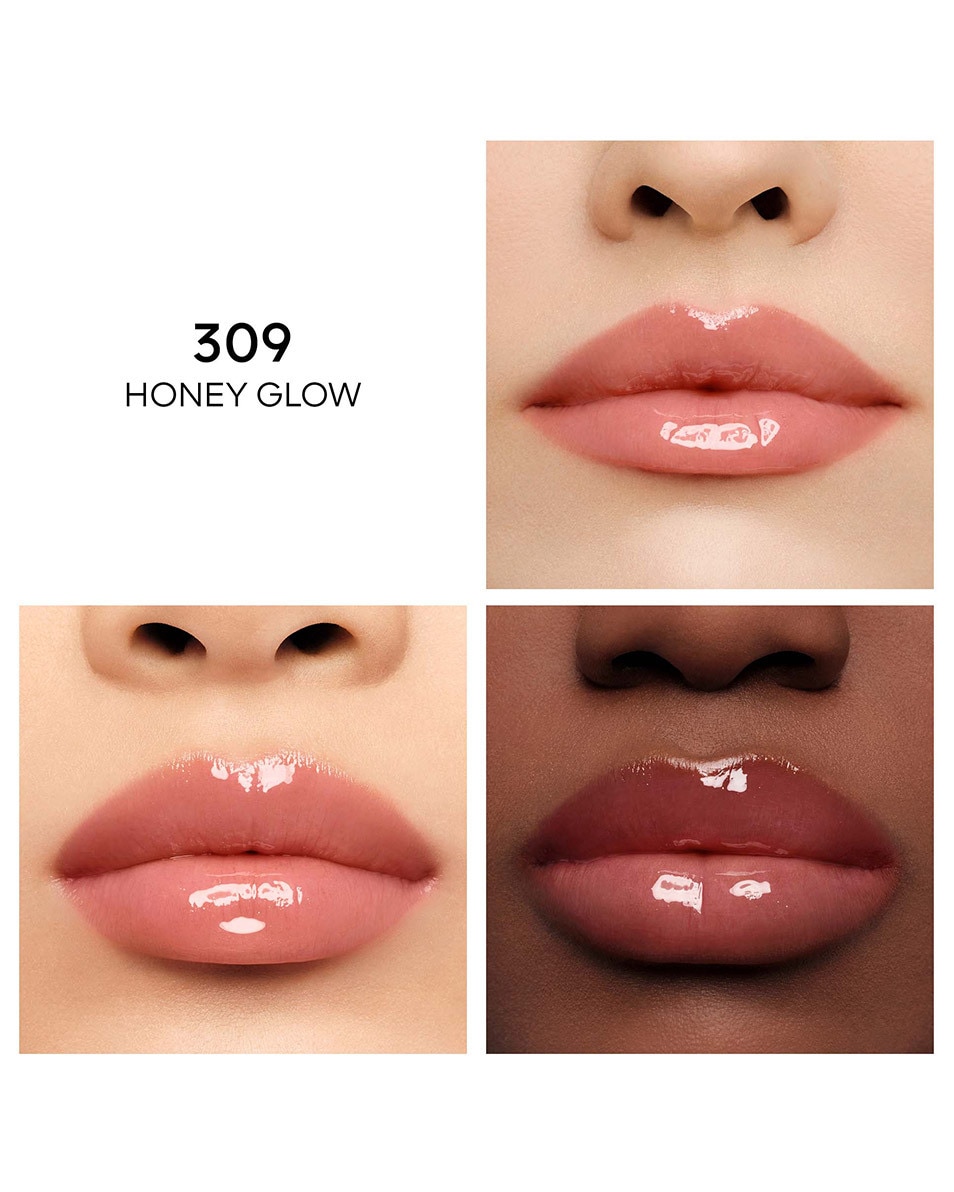 GUERLAIN KISSKISS BEE GLOW OIL MET HONING VERRIJKTE, GETINTE LIPOLIE 309 HONEY GLOW 3