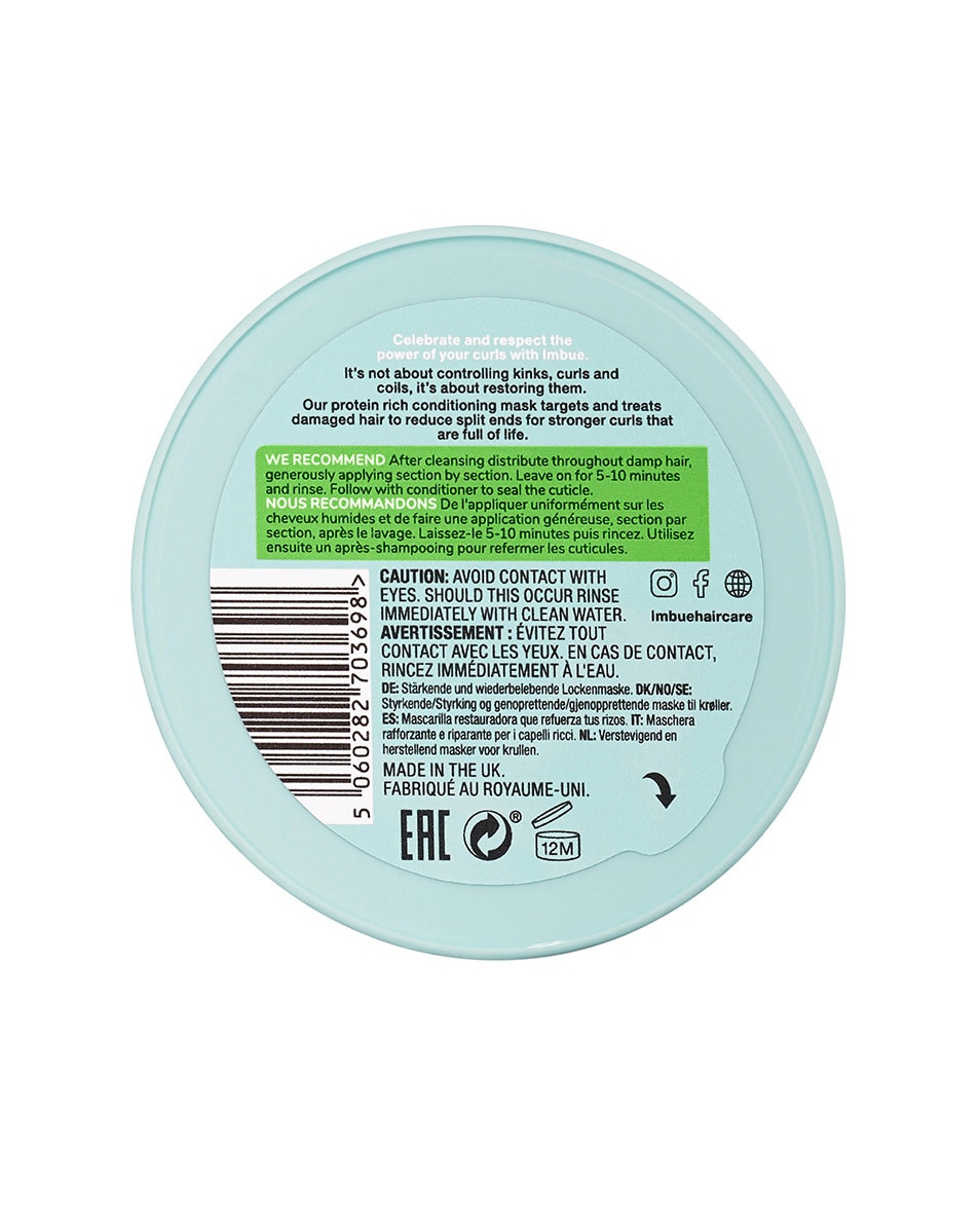 IMBUE Condition Curl Restoring Intensive Mask 300 ML 3
