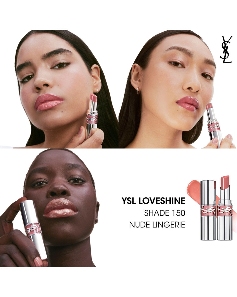 YVES SAINT LAURENT Ysl Loveshine Rouge À Lèvres Brillant & Soin - 150 150 NUDE LINGERIE 3