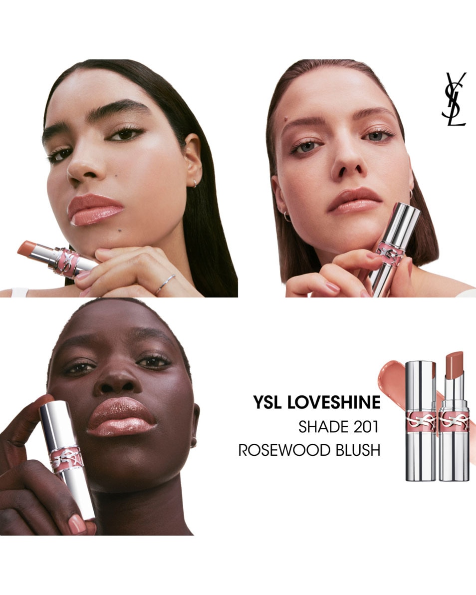 YVES SAINT LAURENT Ysl Loveshine Glanzende En Verzorgende Lippenstift - 201 201 ROSEWOOD BLUSH 3
