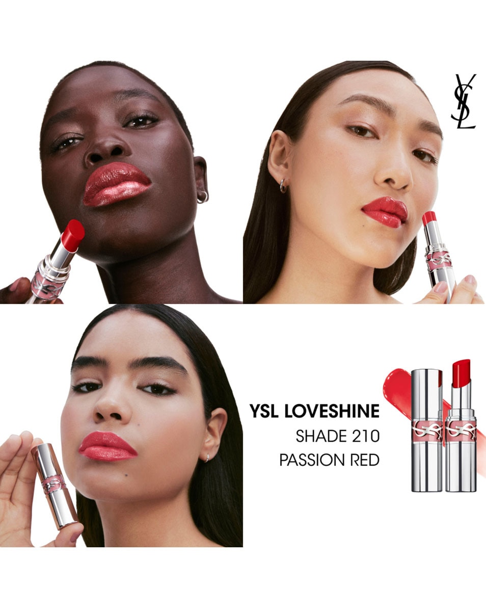YVES SAINT LAURENT Ysl Loveshine Glanzende En Verzorgende Lippenstift - 210 210 PASSION RED 3