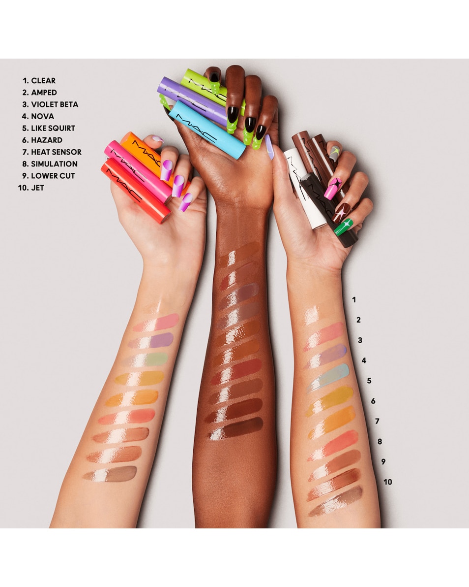 M.A.C Squirt Plumping Gloss Stick Gloss à lévres - brillant & non-collant Hazard 3