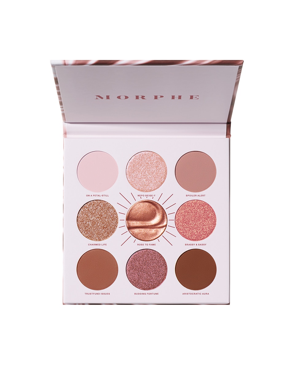 MORPHE RICH & FOILED ARTISTRY PALETTE ROSE TO RICHES Rose to fame 3