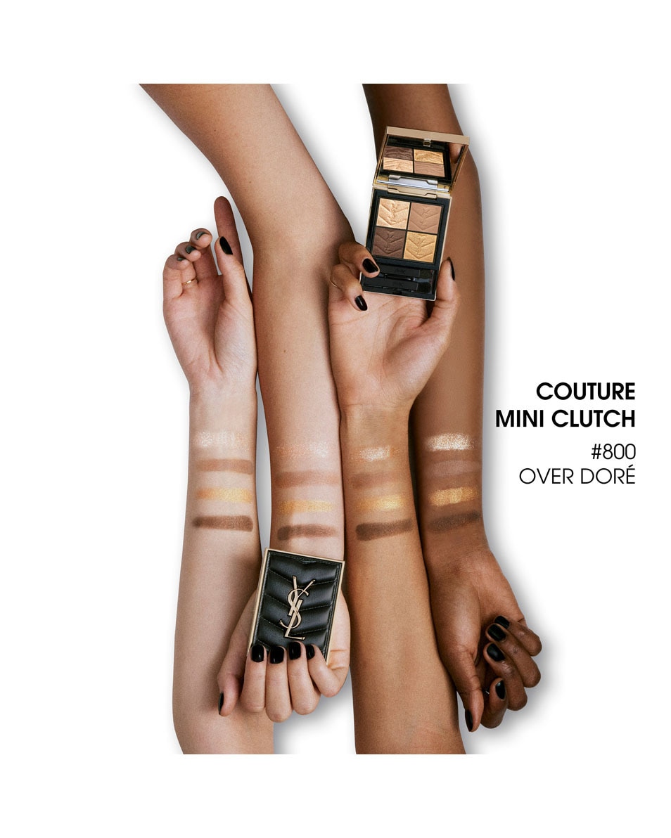 YVES SAINT LAURENT Couture Mini Clutch Palette De Fards Paupi res Over Doré 3