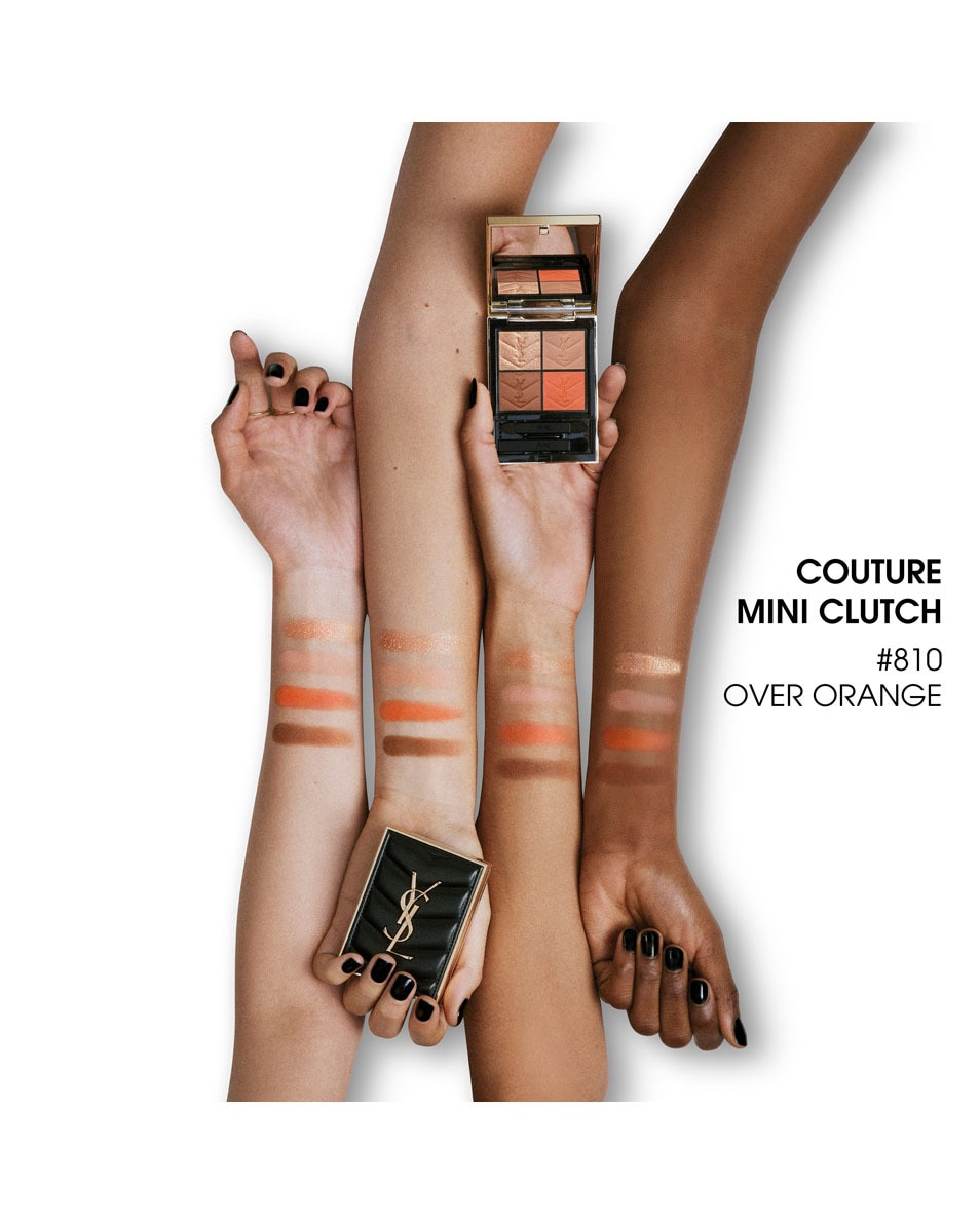 YVES SAINT LAURENT Couture Mini Clutch Oogschaduwpalet Over Orange