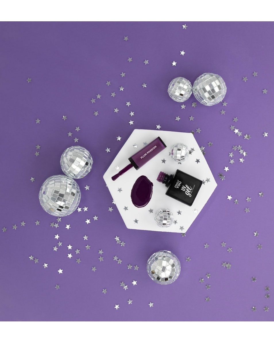 ONLY YOU LIMITED EDITION WINTER 24 UV GEL NAIL POLISH UV GEL POLISH PLUM PASSION PLUM PASSION 3