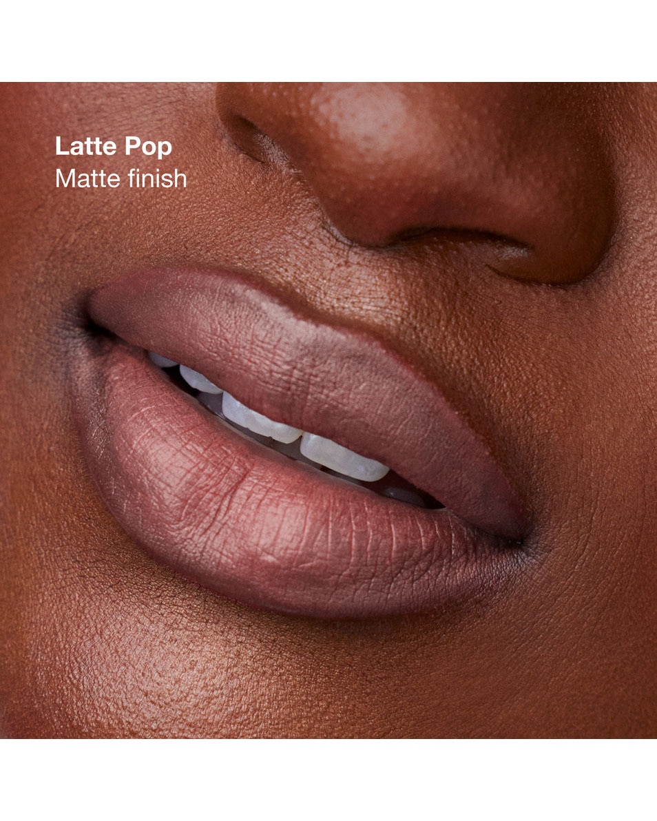 CLINIQUE Pop™ Longwear Lipstick Lippenstift - gepigmenteerd & volledig dekkende Latte Pop 3