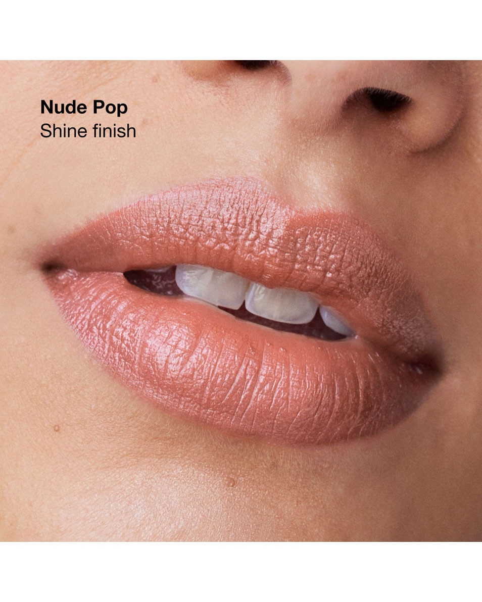CLINIQUE PopTM Longwear Lipstick Lippenstift - langhoudende kleur, gepigmenteerd & met primer Nude Pop 3