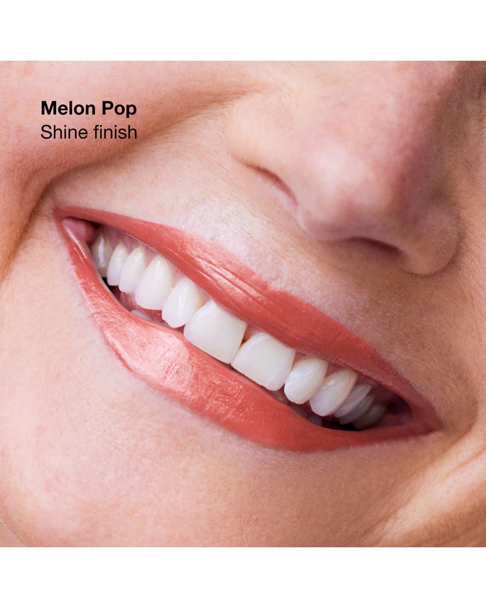 CLINIQUE PopTM Longwear Lipstick Lippenstift - langhoudende kleur, gepigmenteerd & met primer Melon Pop 3