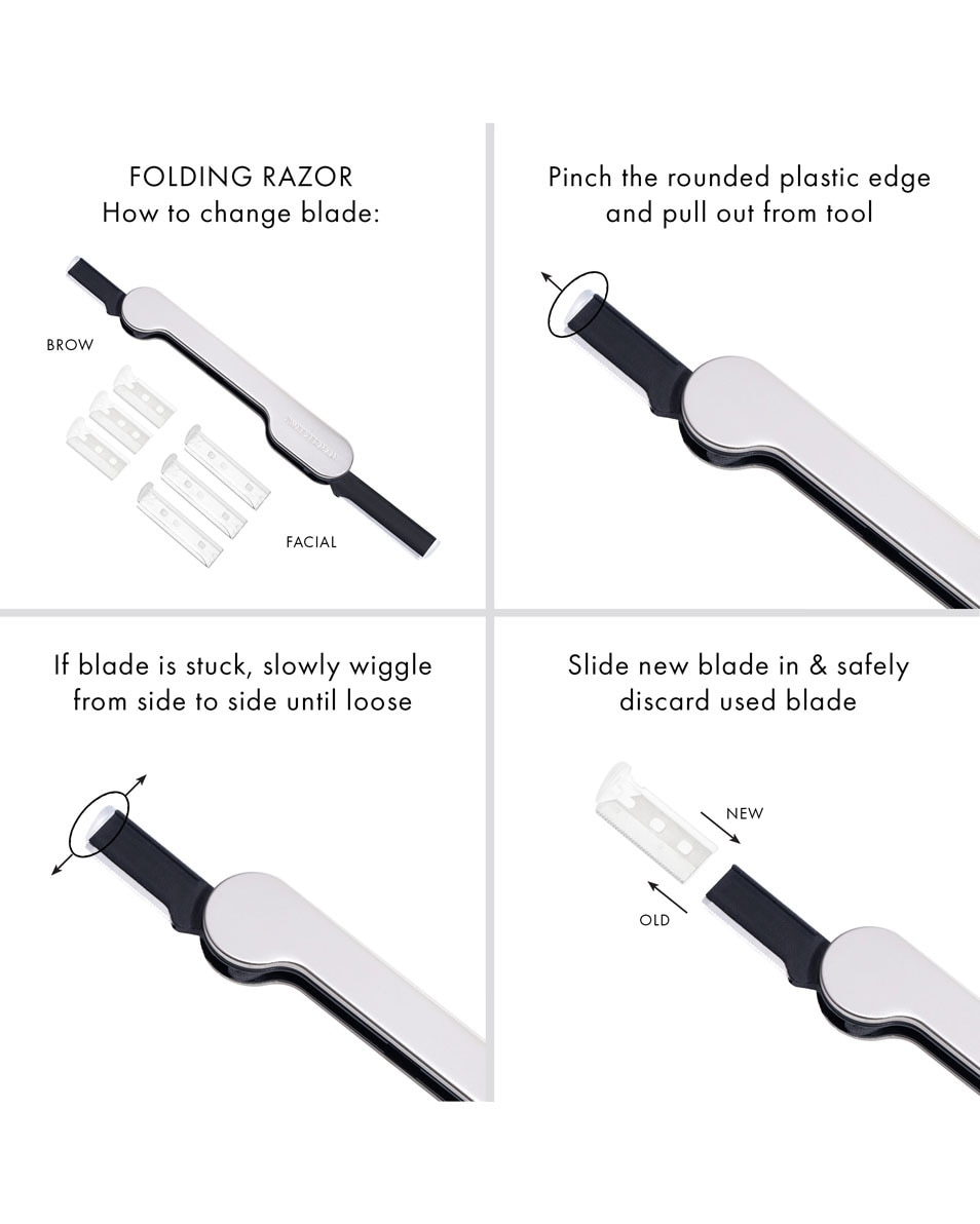 Coffret de toilettage des sourcils et du visage