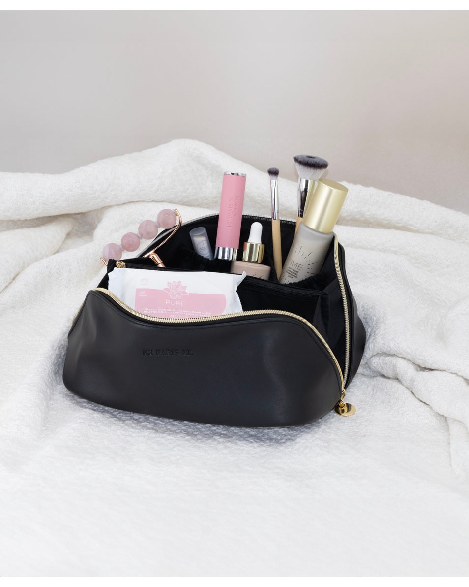 ICI PARIS XL TIMELESS COSMETIC BAG ZWARTE TOILETTAS 1 ST
