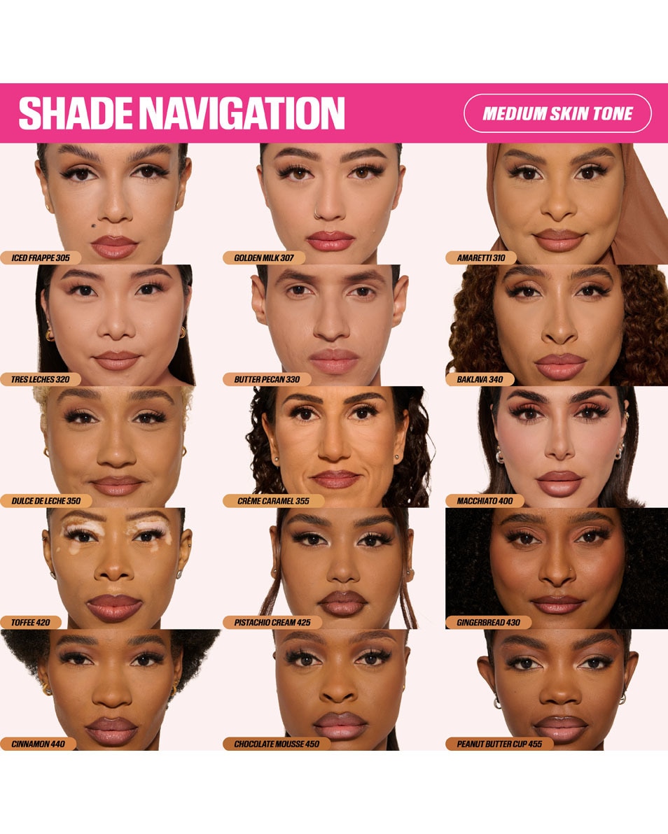 HUDA BEAUTY EASY BLUR NATURAL AIRBRUSH FOUNDATION 455 WARM - Peanut Buttercup 3