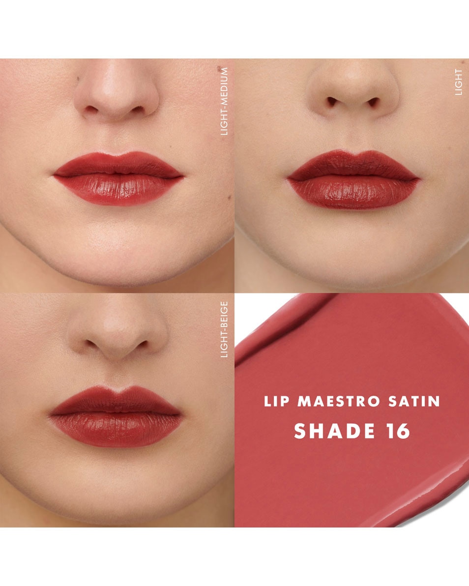 ARMANI BEAUTY Lip Maestro Satin Lippen - lippenstift 16 - Cocktail Party 3