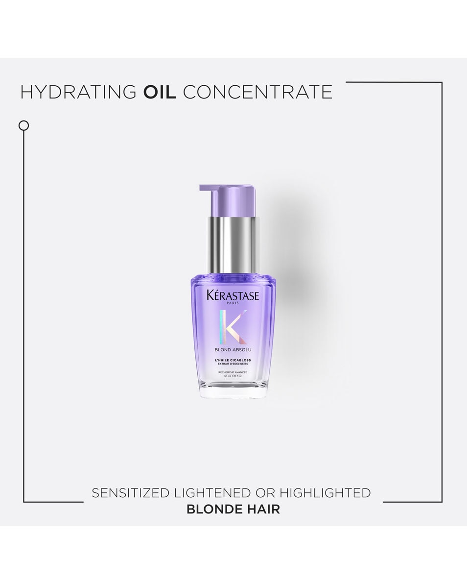 KÉRASTASE Blond Absolu L'Huile Cicagloss Huile capillaire réparatrice - pour cheveux blonds 30 ML 3