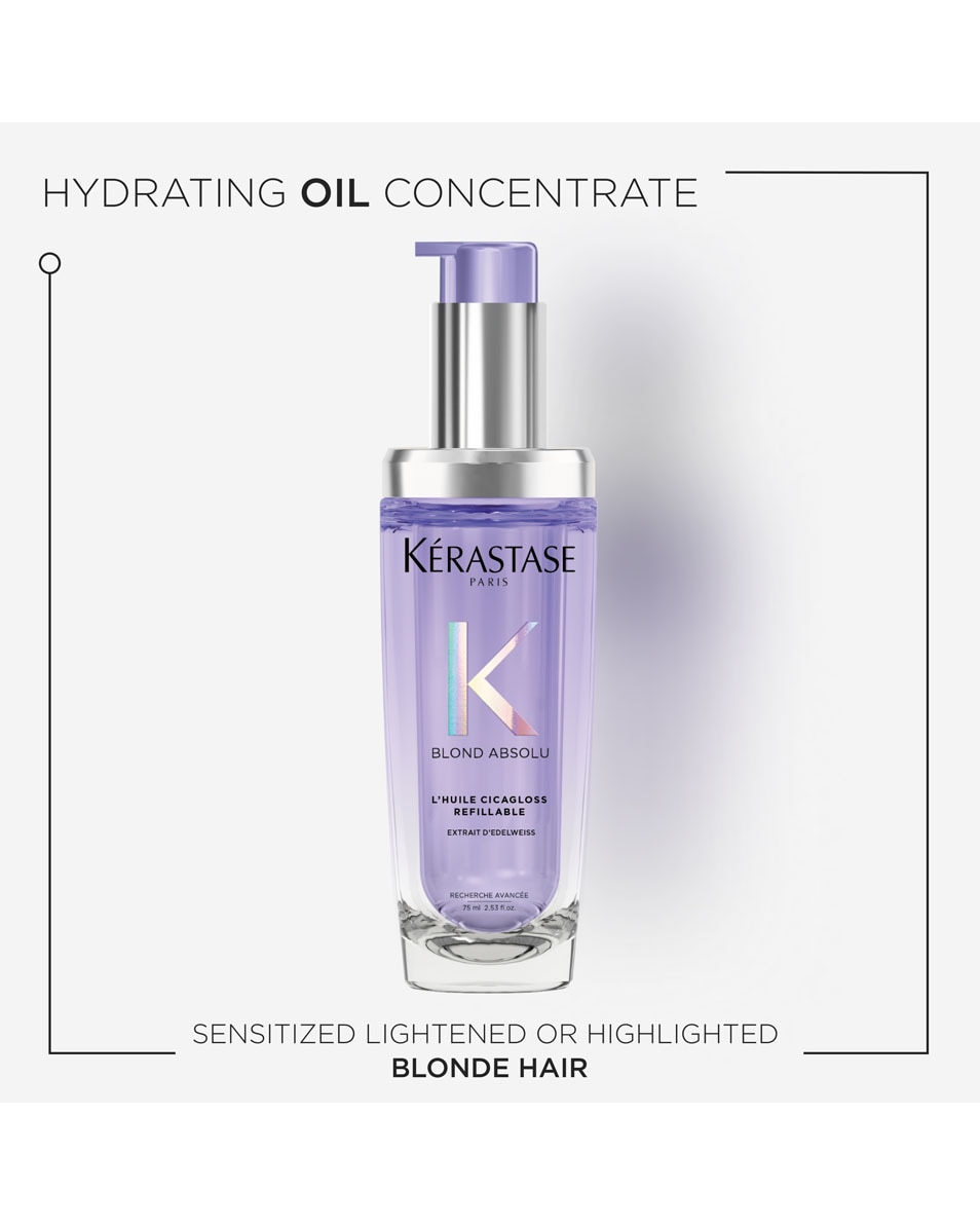 Huile capillaire réparatrice - pour cheveux blonds