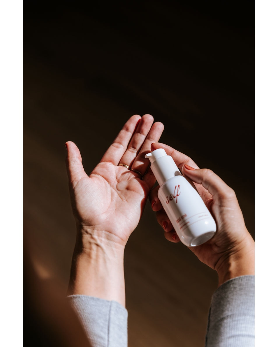 Milde gelaatsscrub - zuiverend