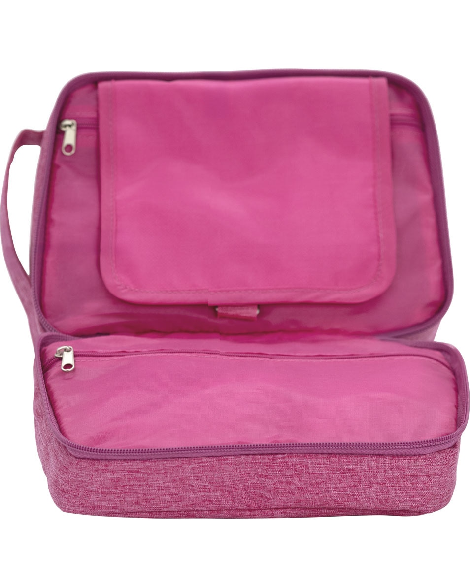 Trousse de toilette de voyage fuschia