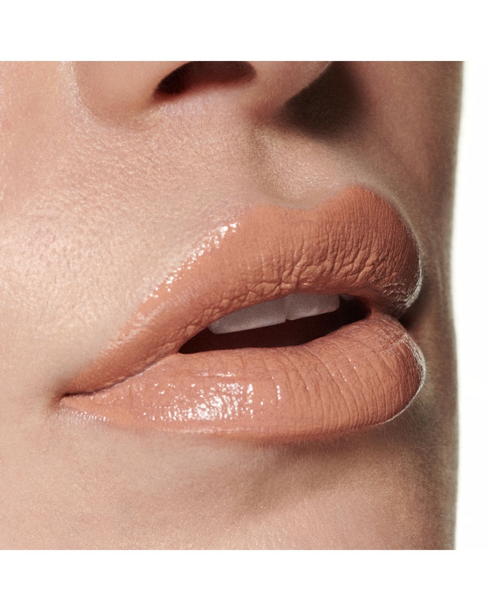 M.A.C M·A·Cximal Sleek Satin Lipstick - Intimate Nudes Rouge à lèvres - fini satiné, couvrance totale & longue tenue PEACHSTOCK 3