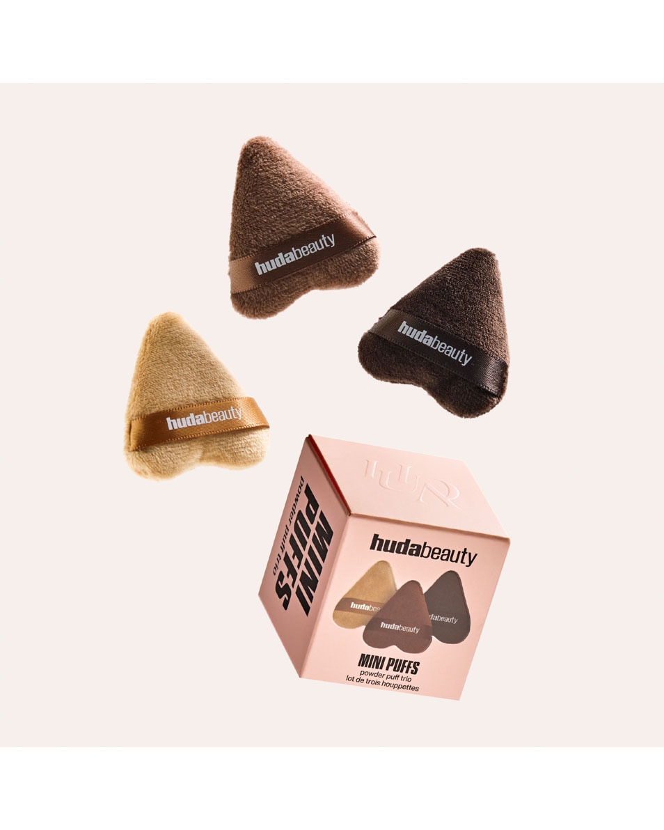 HUDA BEAUTY MINI PUFFS POWDER PUFF TRIO 3 ST 3