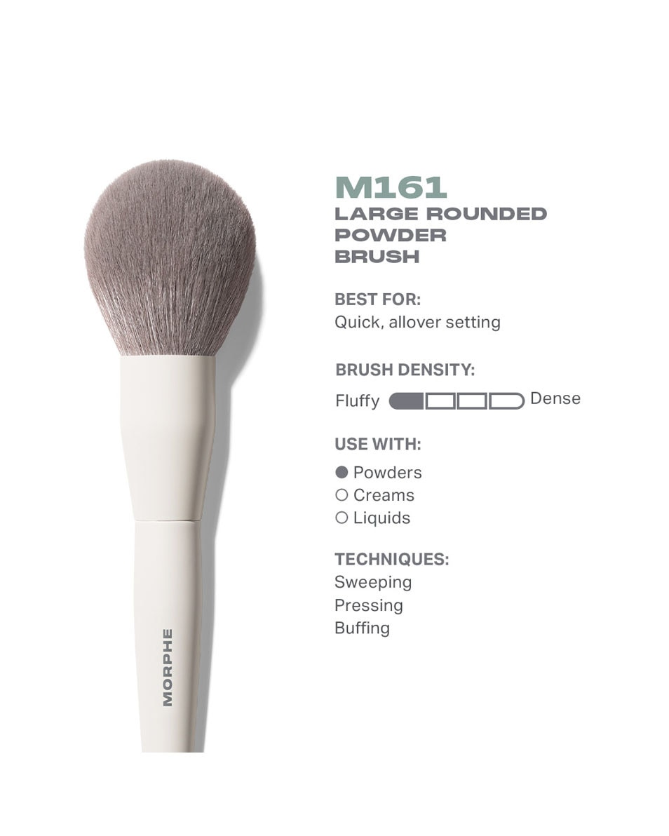 M161 LARGE ROUNDED POWDER BRUSH