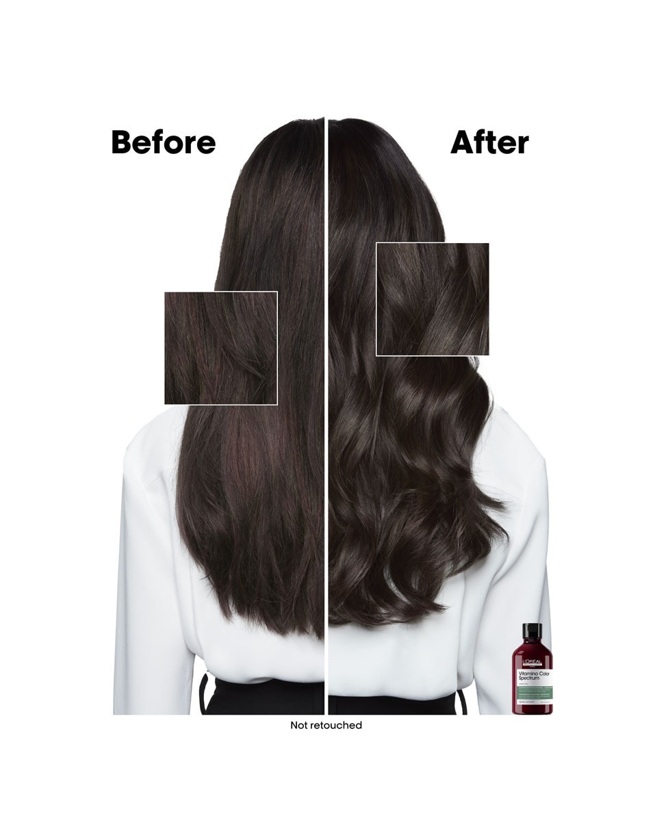 L'OREAL PROFESSIONNEL Vitamino Color Spectrum Groene Shampoo - Voor Donkerbruin Haar 300 ML 3