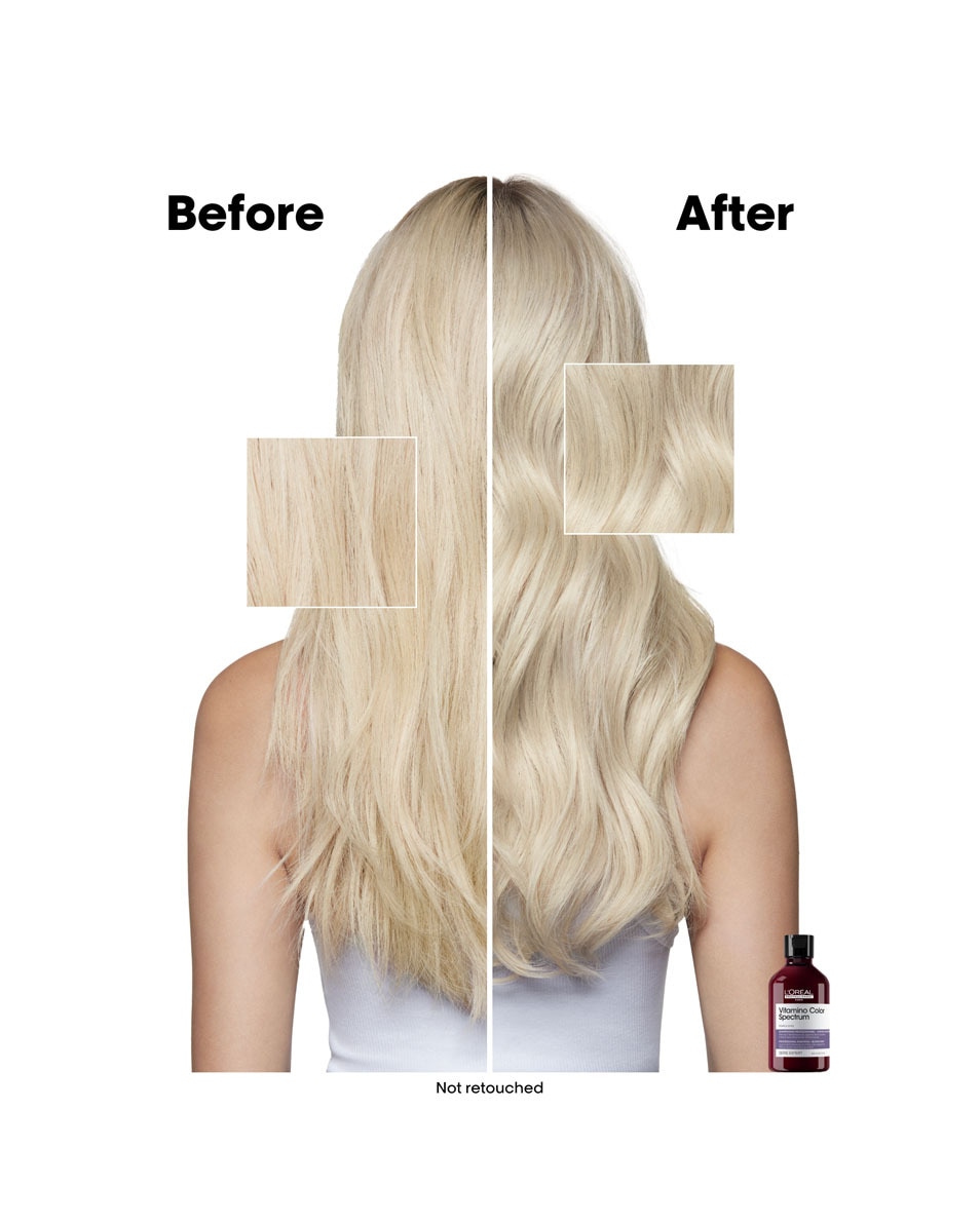 L'OREAL PROFESSIONNEL Vitamino Color Spectrum Shampooing Violet - Pour cheveux blonds 300 ML