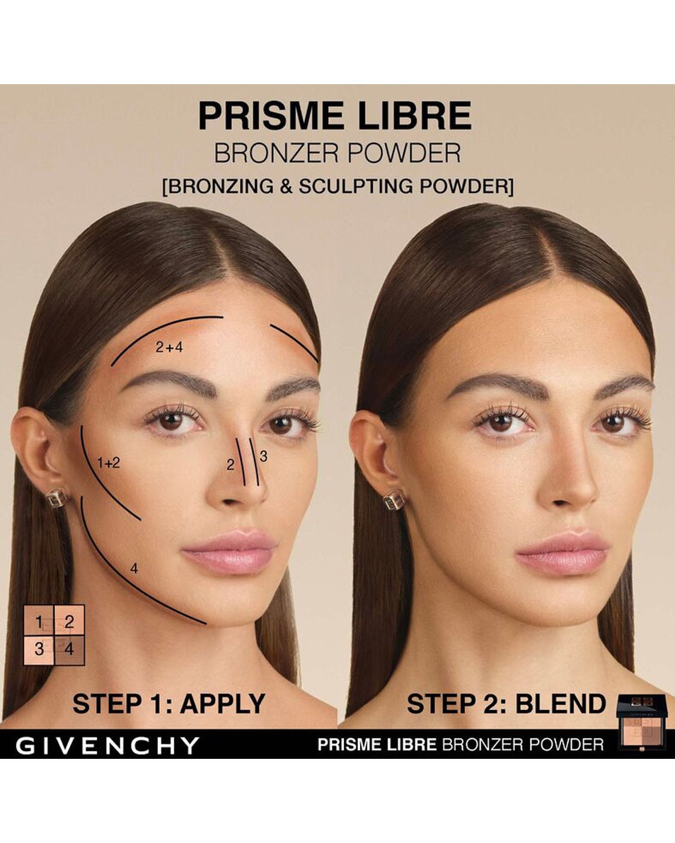 GIVENCHY COSMETICS PRISME LIBRE 4-COLOR BRONZING & SCULPTING POWDER H002 3