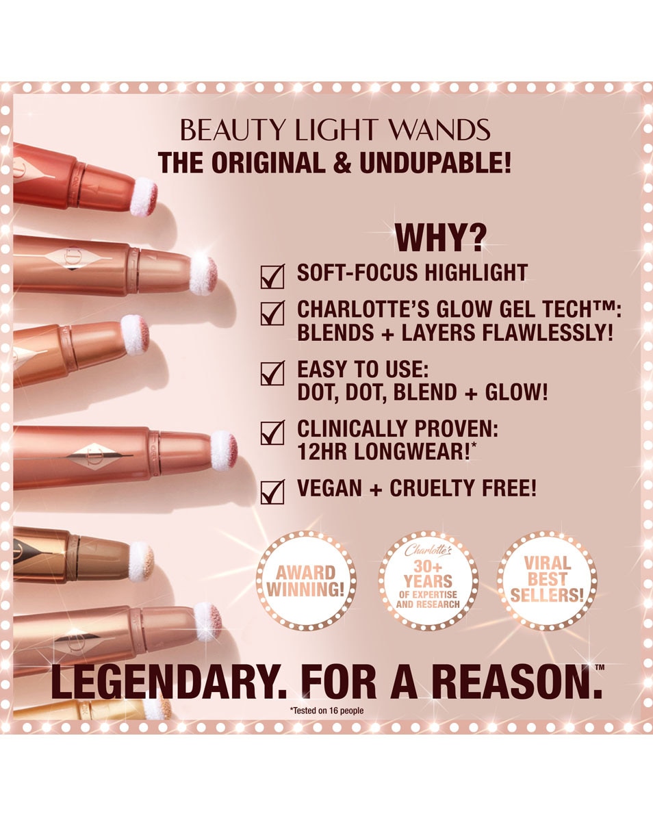 CHARLOTTE TILBURY Beauty Light Wand Highlighter PINKGASM 3