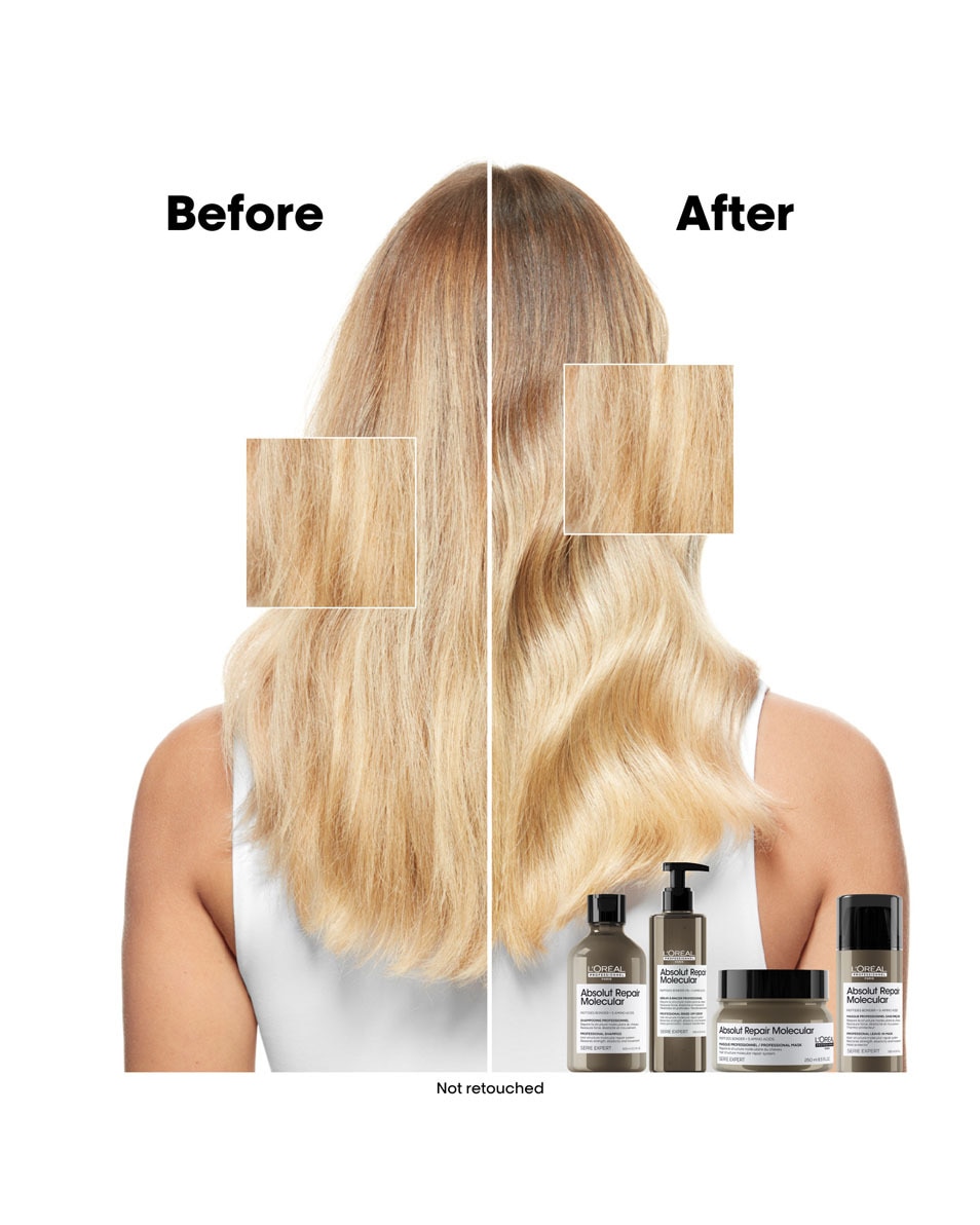L'OREAL PROFESSIONNEL Absolut Repair Molecular Masque À rincer - pour cheveux très abîmés 150 ML 3