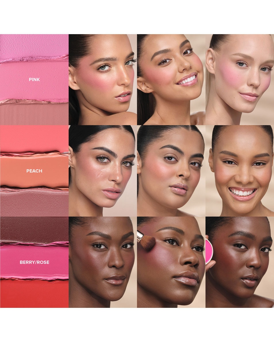 ANASTASIA BEVERLY HILLS MagicTouch Blush Trio Cream Blush Berry/Rose Trio 3