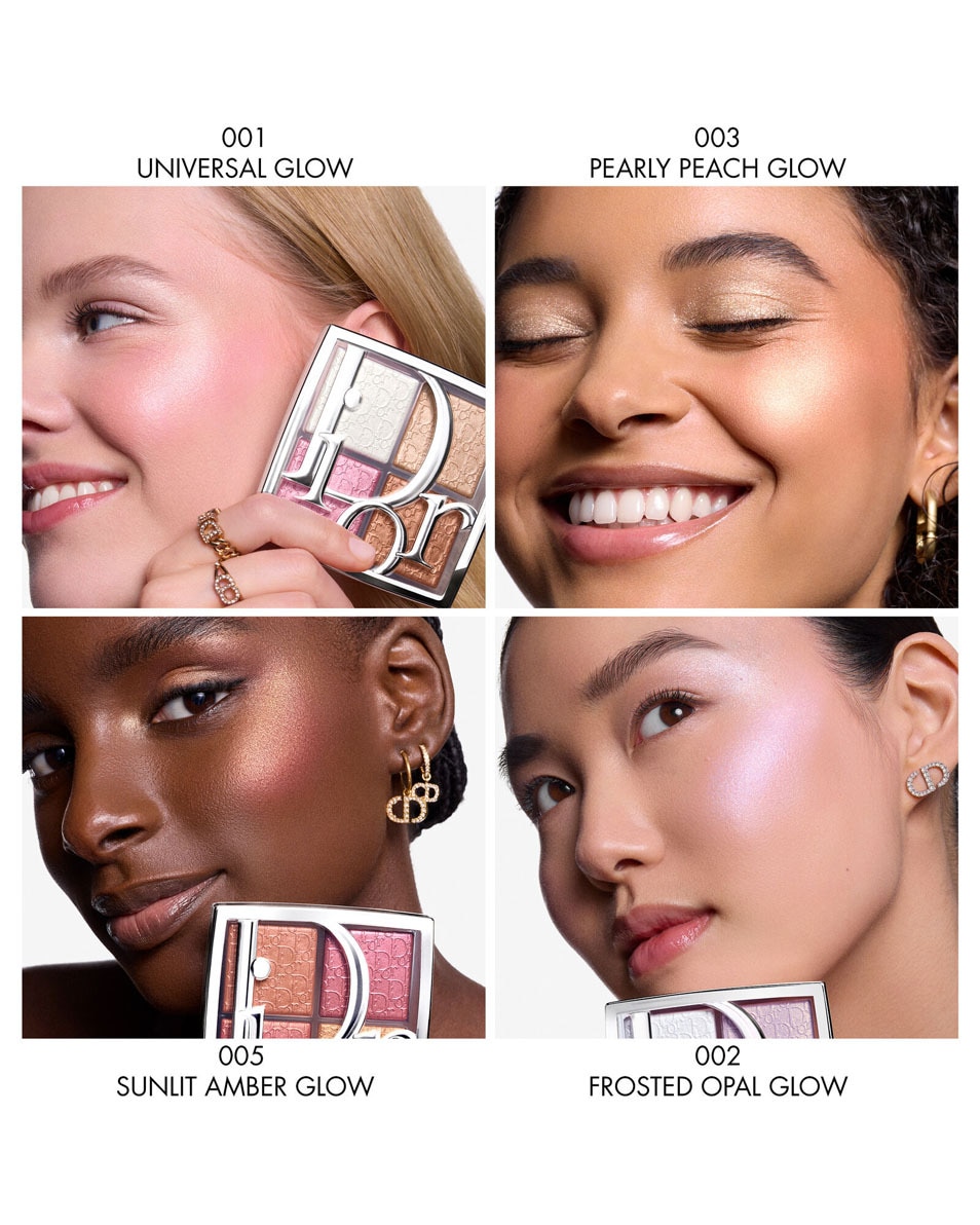 DIOR BACKSTAGE Dior Backstage Glow Maximizer Palette Palette highlighter et blush multi-usages 002 Frosted Opal Glow 3