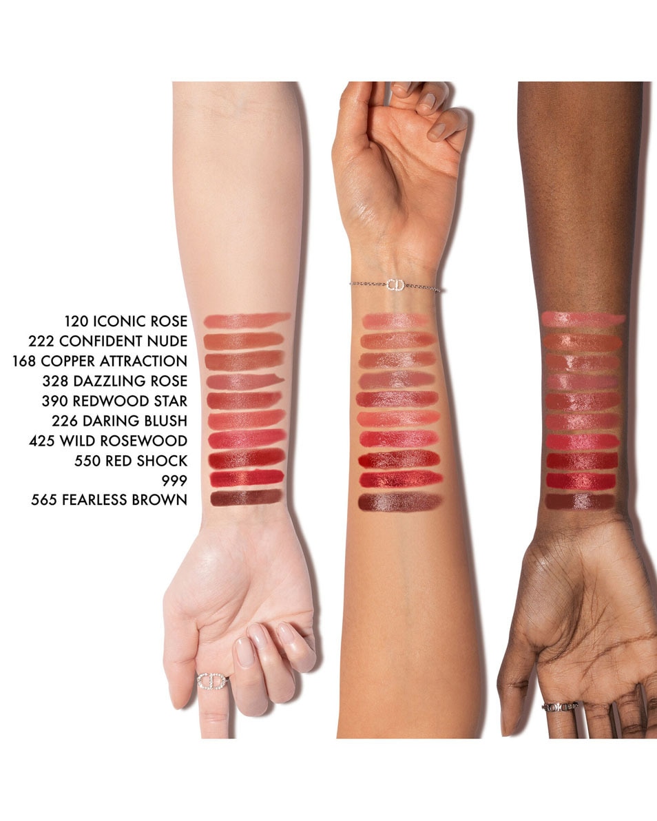 DIOR Rouge Dior On Stage - Ultra Longwear Shine Lipstick Ultra langhoudende lippenstift met glanzende finish 120 Iconic Rose 3