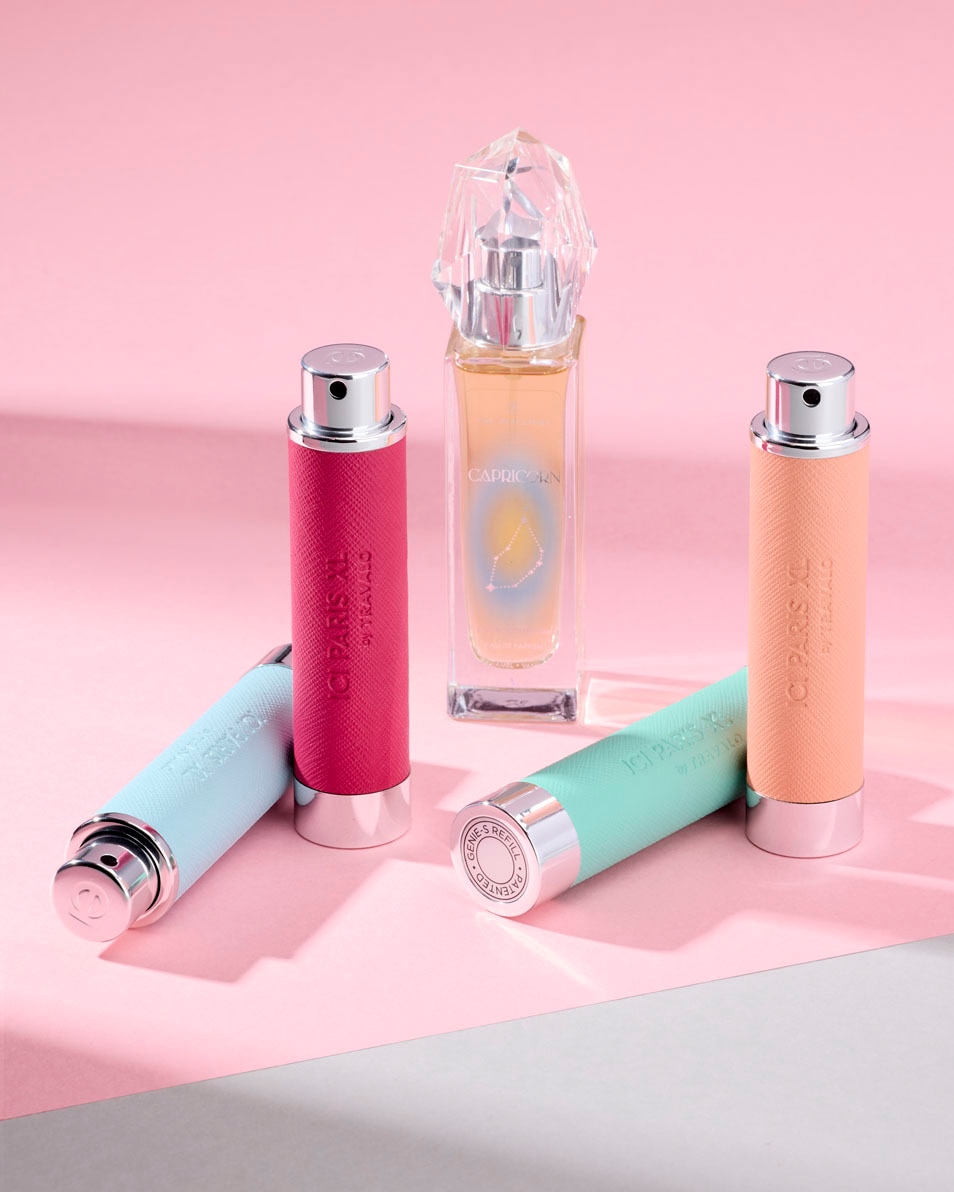 ICI PARIS XL FRAGANCE ATOMIZER LEATHER PASTEL GREEN Navulbare tasverstuiver 2