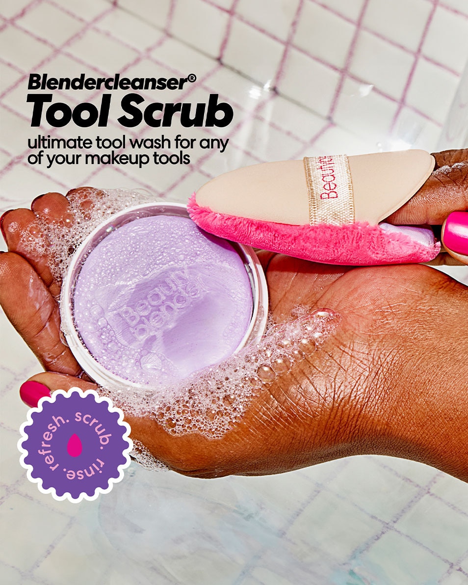 Makeup tool cleanser