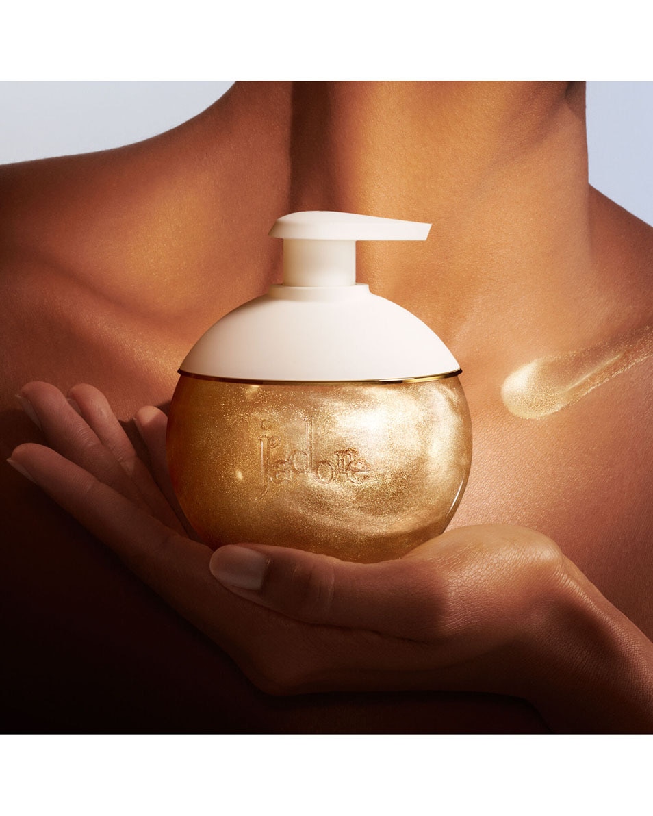 Glinsterende bodyolie