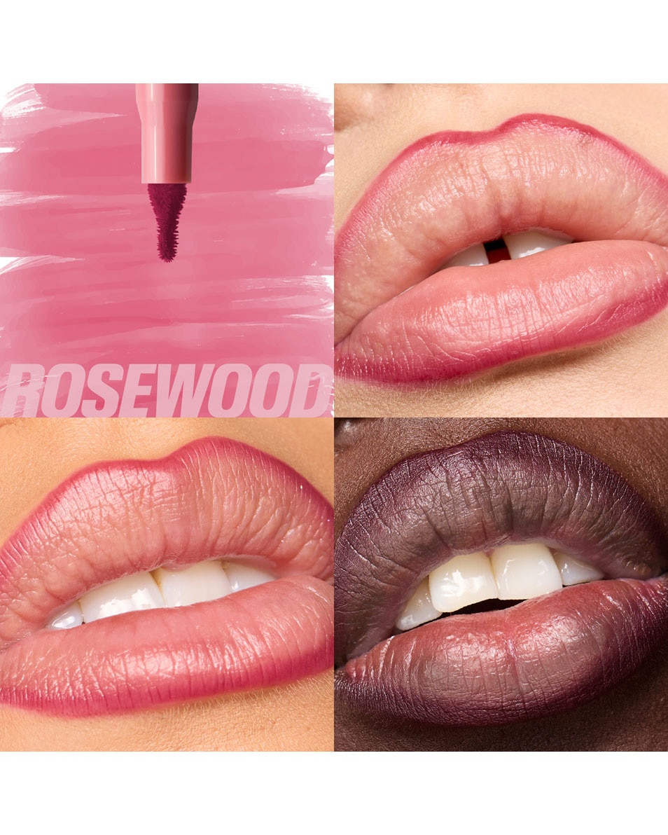 HUDA BEAUTY KISS ME LIP DUO ROSY PINKS SET 2 ST 3