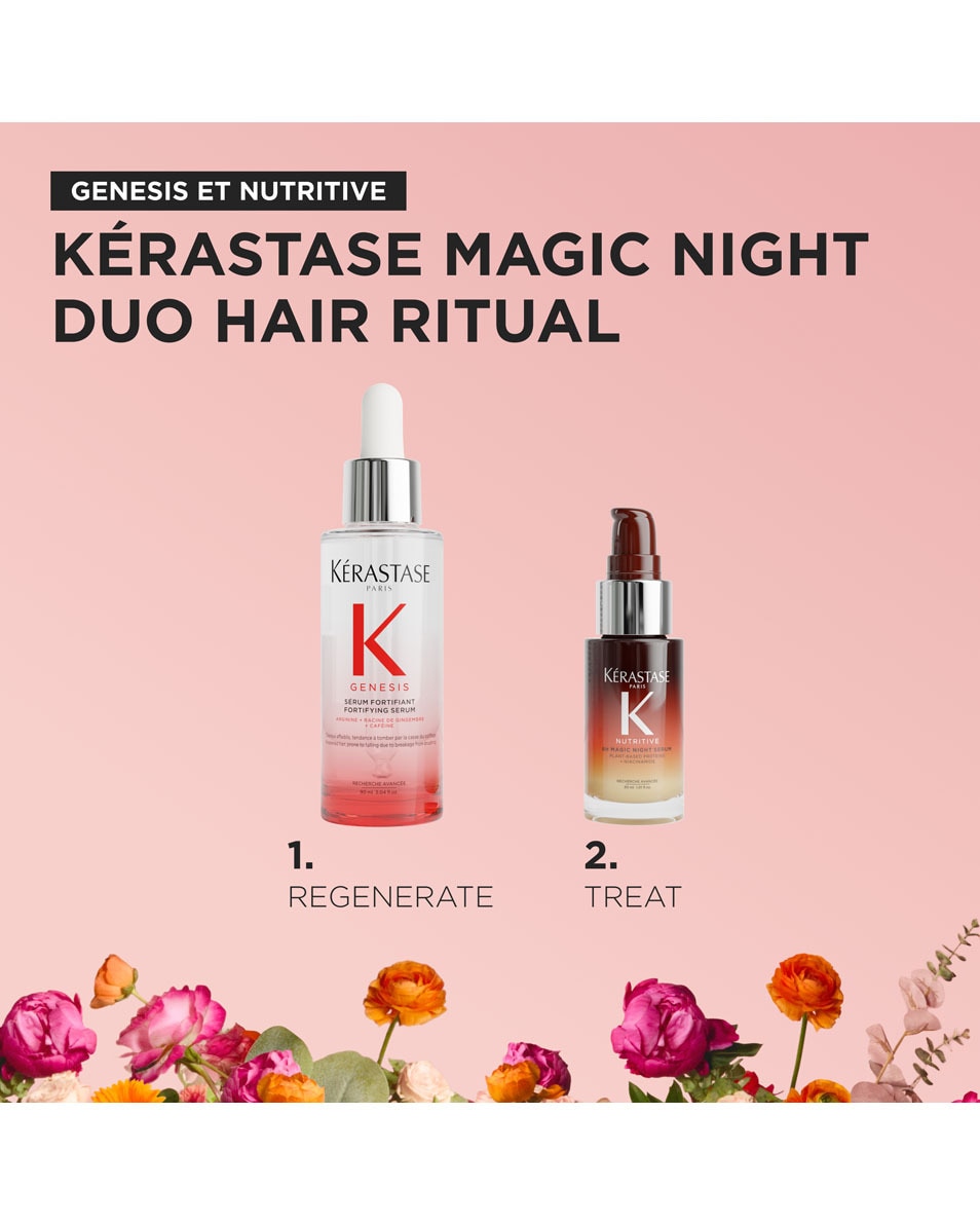 KÉRASTASE Genesis Magic Night Duo Lenteset Haarverzorginsritueel Tegen Haaruitval 2 ST