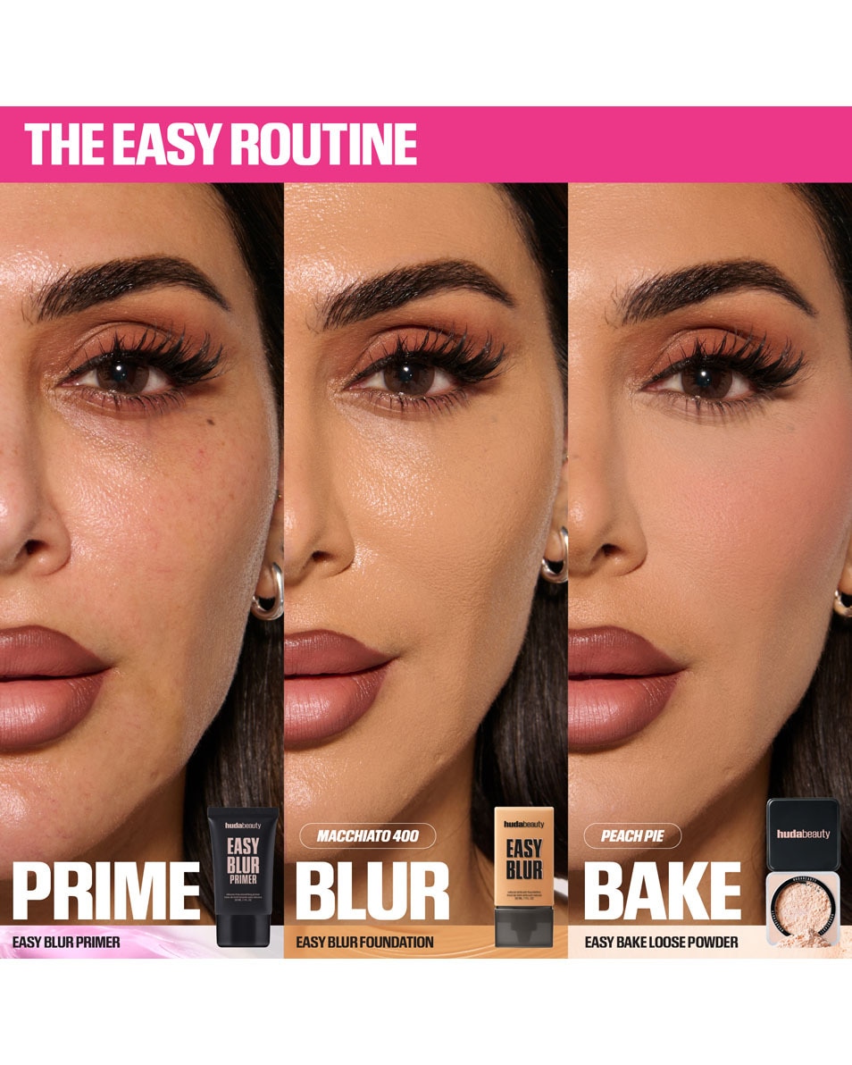 HUDA BEAUTY BABY BAKE MINI EASY BAKE LOOSE POWDER UBE BIRTHDAY CAKE