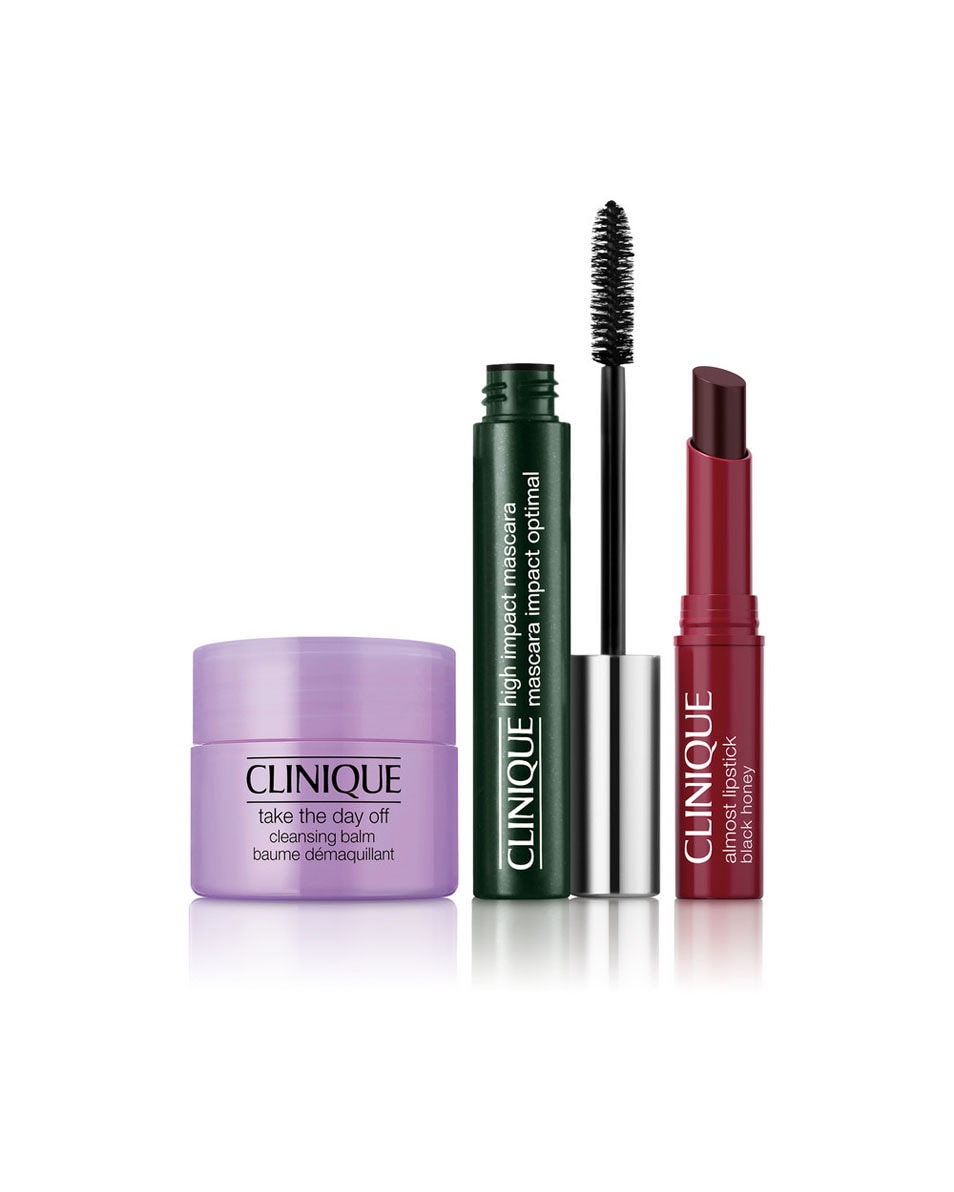 CLINIQUE High Impact Coffret Yeux et Lèvres Black Honey & High Impact 3 ST 3