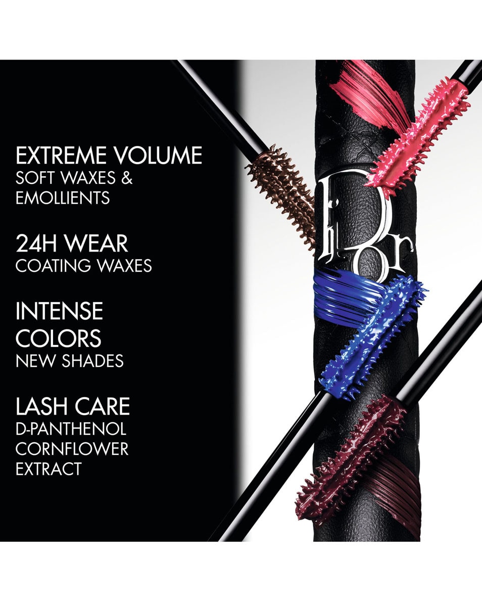 DIOR Diorshow Overvolume Mascara volume extrême - tenue 24h - définition cil-à-cil 161 Overblue 3