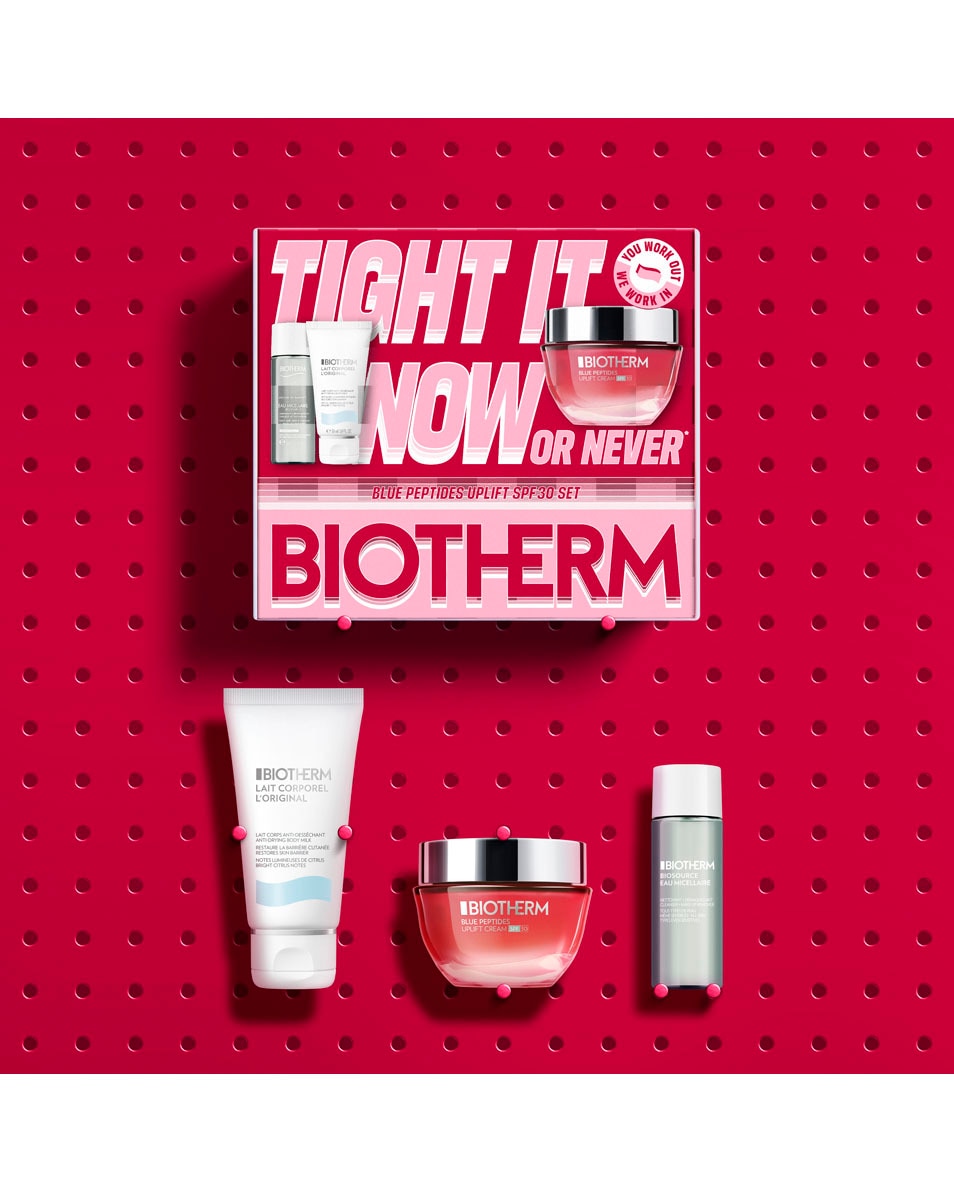 BIOTHERM Blue Peptides Skin Fitness Set Voor Vrouwen: Tight It Now Or Never – Blue Peptides Uplift SPF 30 Set 1 ST 3