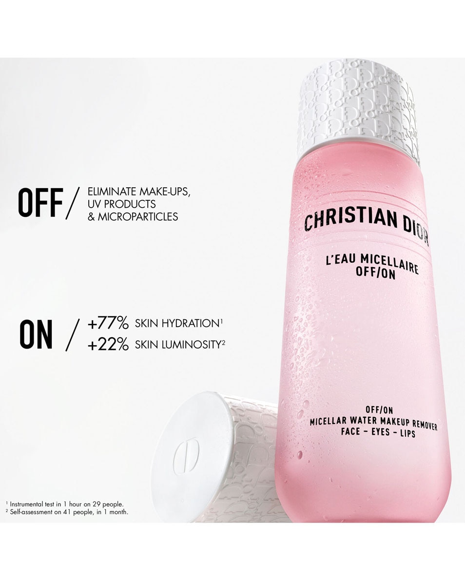 DIOR L'Eau Micellaire OFF/ON - Micellar water makeup remover Eau micellaire démaquillante visage, yeux et lèvres 3