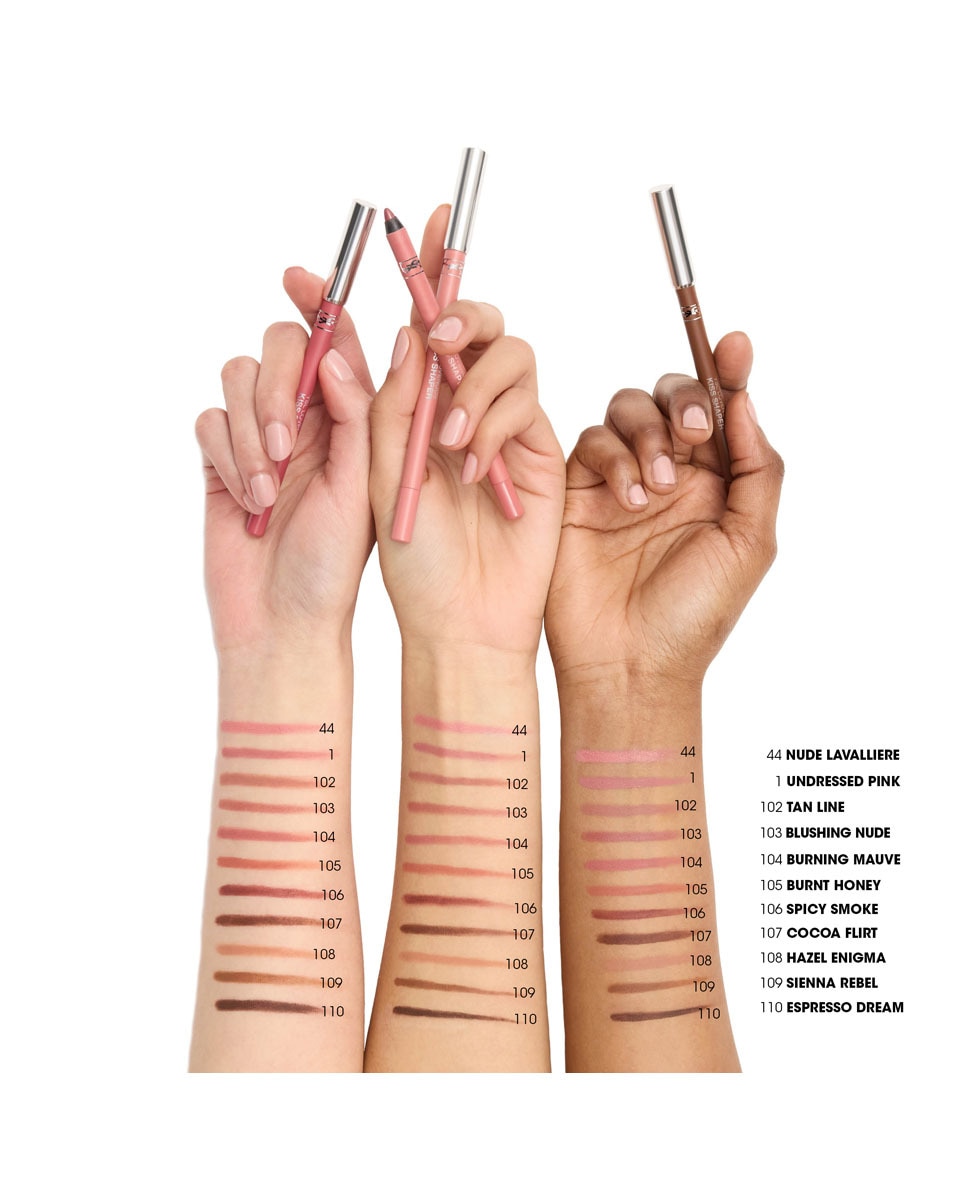 YVES SAINT LAURENT Lovenude Kiss Shaper Sculpting Lip Liner 105 Burnt Honey 3