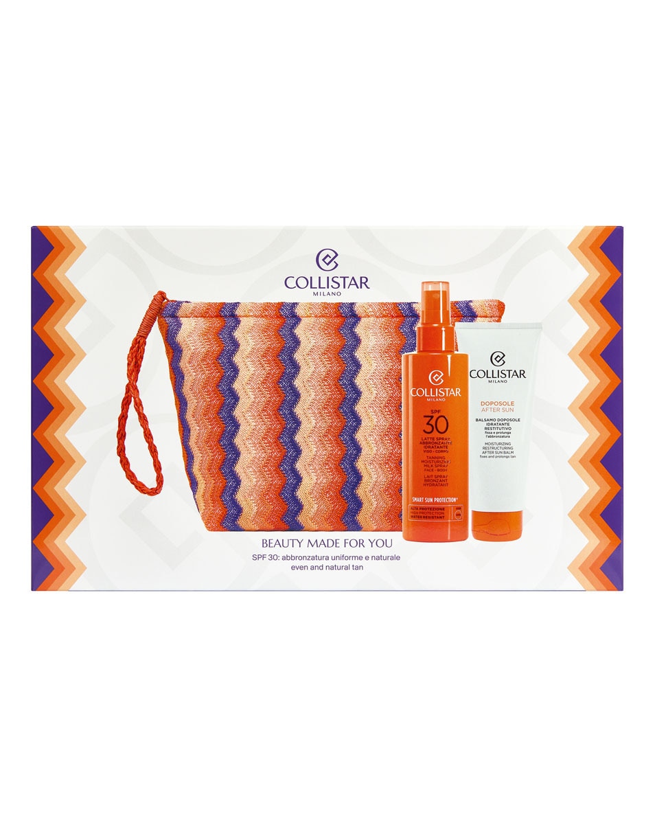 COLLISTAR Spring Set Tanning Milk Spray SPF30 + After Sun Balm + Bag 3 ML 3