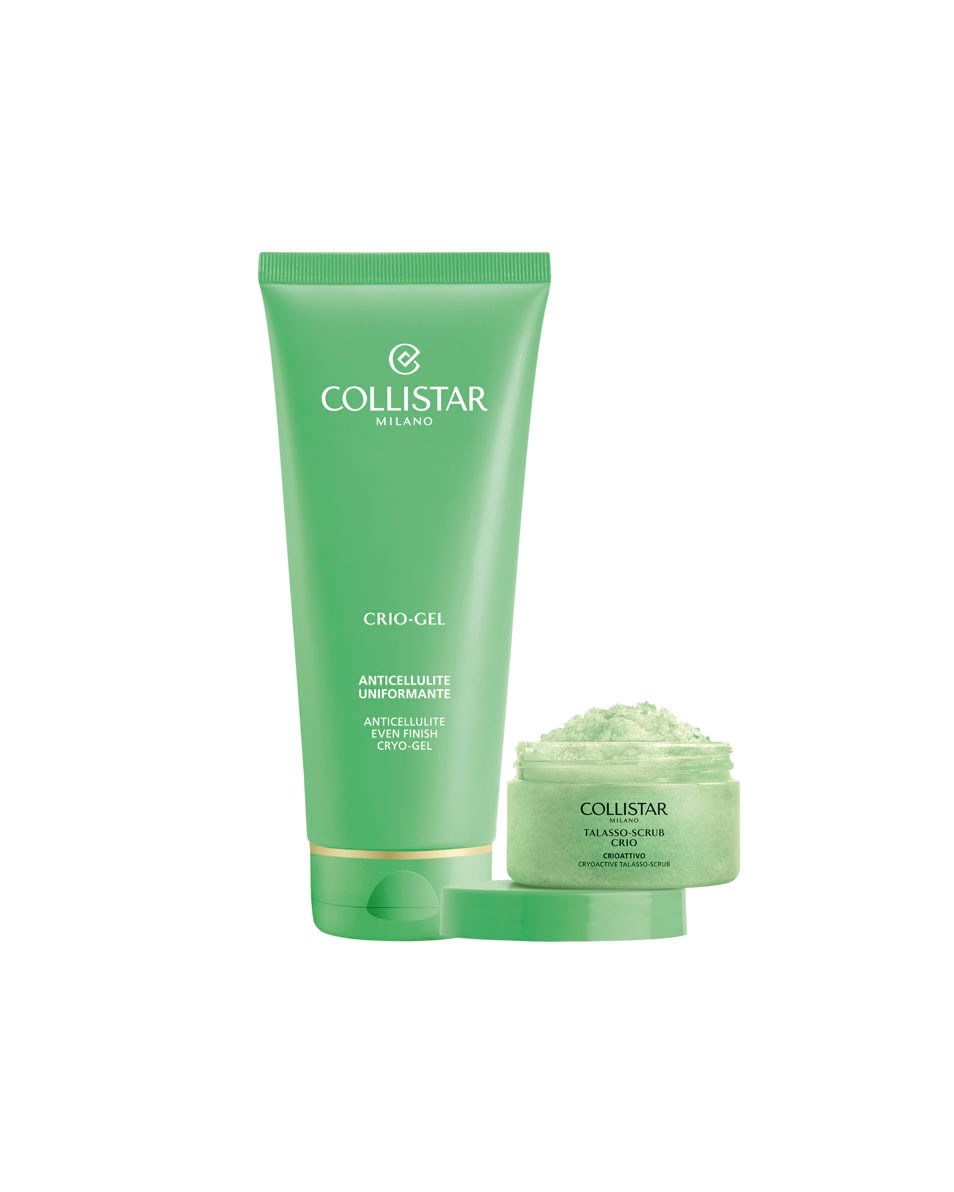 COLLISTAR Anti-Cellulite Discovery Set 2026 Body- Anticellulite Even Finish Cryo-Gel 200ml+ Cryoactive Talasso-Scrub 150g 2 ML