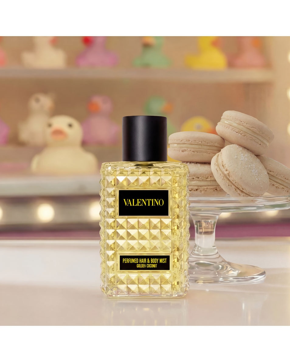 VALENTINO Born in Roma Golden Coconut Hair & Body Mist – Bloemig kokosparfum voor dames 100 ML