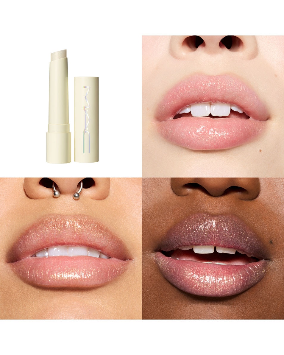 M.A.C Squirt Plumping Gloss Stick Shimmer Plumping Gloss Stick met Glitters Solar Sparks 3