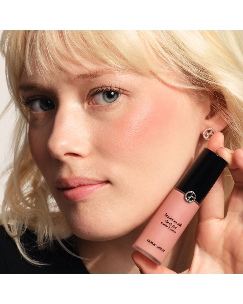 ARMANI BEAUTY Luminous Silk Cheek Tint Liquid Blush - Tot 12 Uur Draagcomfort - Just-Pinched Wangengloed Rosy Nude 3