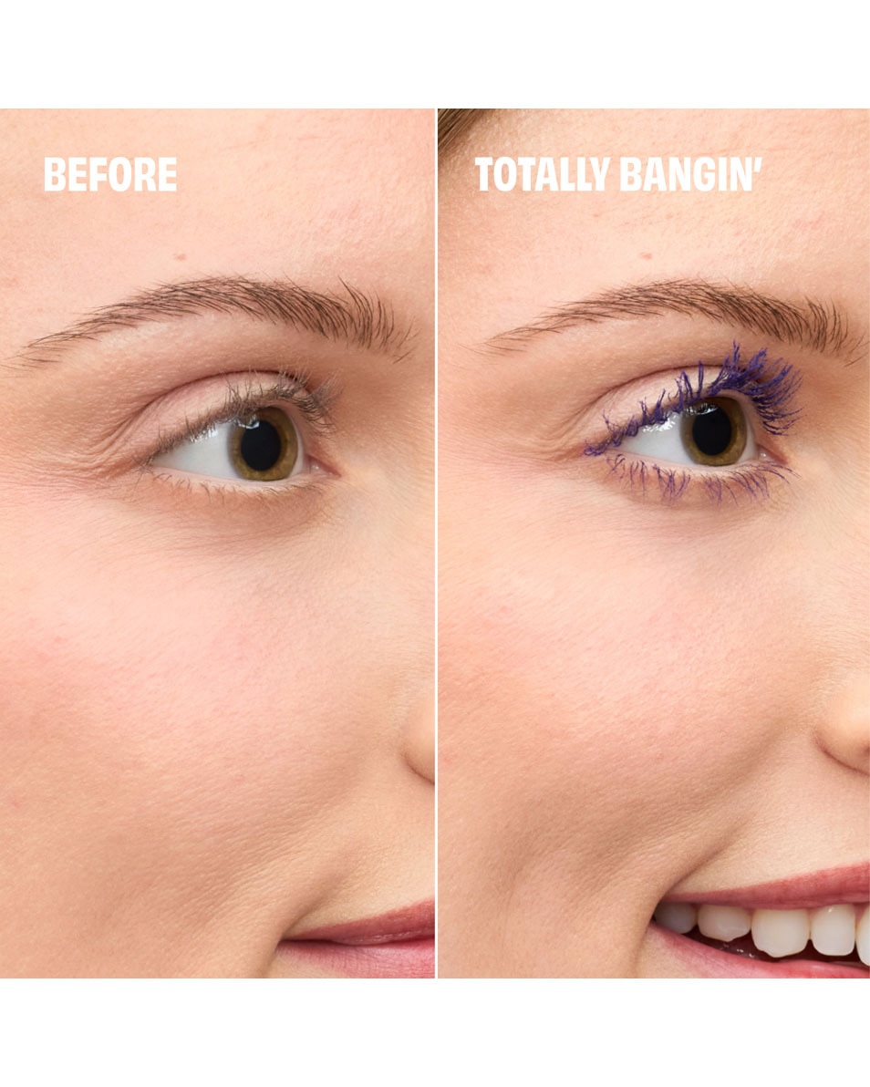 BENEFIT COSMETICS BADgal BANG! Mascara Electric Purple 3