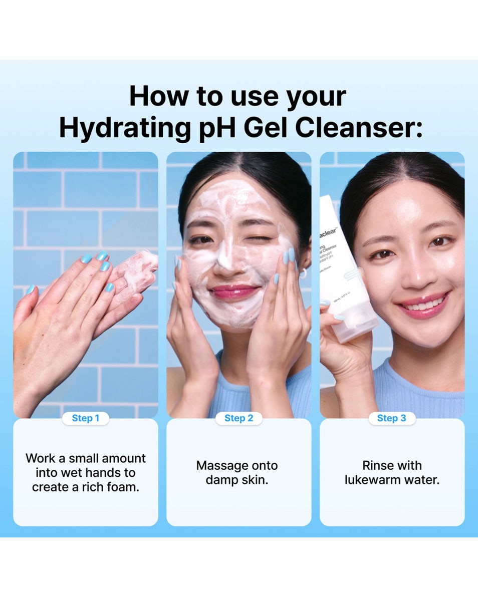 DR JART+ Dermaclear Hydrating pH Gel Cleanser Hydraterende pH-Reinigingsgel 30 ML